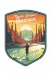 Pagosa Springs, Colorado - This is Living - Fishing with Mountain - Contour