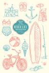 Ocean City, New Jersey - The Beach Life - Collage