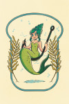 Vintage Mascot - Mermaid