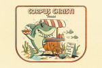 Corpus Christi, Texas - Vintage Mascot - Tiger Shark