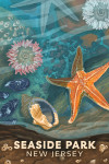 Seaside Park, New Jersey - Painterly - Tiny World Huge Wonders - Starfish & Shells
