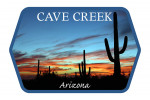 Cave Creek, Arizona - Photography - Cactus Silhouettes - Contour