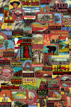 Vintage Park Sticker Collage