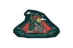 Tent - Distressed Vector - Contour
