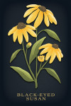 Vintage Flora Noir - Black-Eyed Susan
