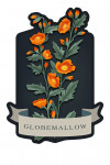 Vintage Flora Noir - Globemallow - Contour