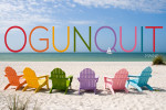 Ogunquit, Maine - Photography - Colorful Beach Chairs