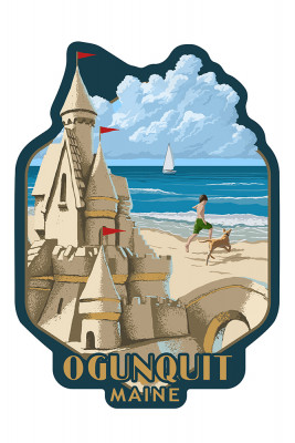 Ogunquit, Maine - Sandcastle - Contour