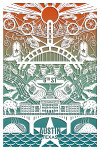 Austin, Texas - Cut Paper - City Series