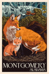 Montgomery, Alabama - Letterpress - Fox & Kit