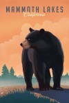 Mammoth Lakes, California - Lithograph - Black Bear