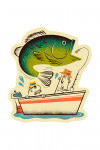Midcentury - Bass Fishing - Contour