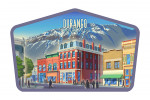 Durango, Colorado - Lithograph - Main Street - Contour