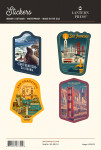 San Francisco, California - Sticker Sheet - 132249, 90595, 90592, 143892