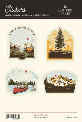 Beacon Series - Vintage Linework - Sticker Sheet - 148406, 147544, 149621, 145502