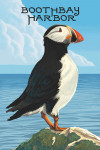 Boothbay Harbor, Maine - Puffin on Rock