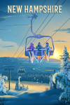 New Hampshire - Lithograph - Chairlift