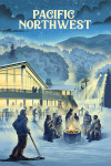 Pacific Northwest - Lithograph - Snow Lodge