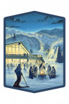 Lithograph - Snow Lodge - Contour