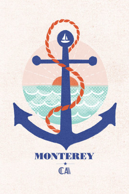 Monterey, California - Dockside Series - Anchor