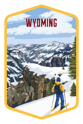 Wyoming - Painterly - Enjoy The View - Contour