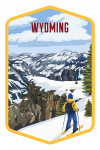 Wyoming - Painterly - Enjoy The View - Contour