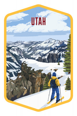 Utah - Painterly - Enjoy The View - Contour