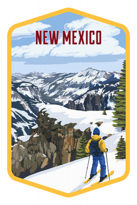 New Mexico - Painterly - Enjoy The View - Contour