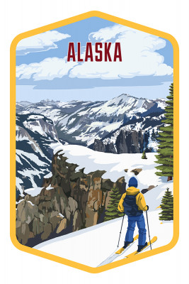 Alaska - Painterly - Enjoy The View - Contour