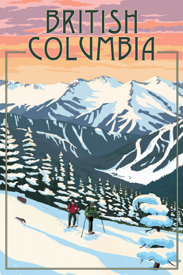 British Columbia - Winter Snowshoers