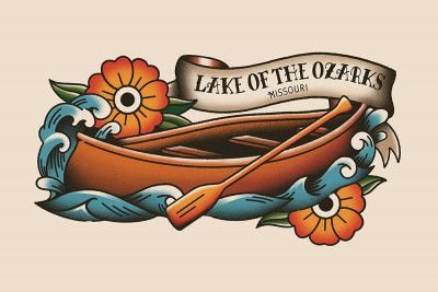Lake of the Ozarks, Missouri - American Traditional - Canoe