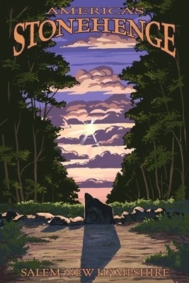 America's Stonehenge, New Hampshire - Sunrise - Lantern Press Poster