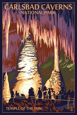 Carlsbad Caverns National Park, New Mexico - Painterly - Temple of the Sun