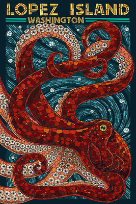 Lopez Island, Washington - Mosaic - Octopus