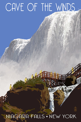 Niagara Falls, New York - Cave of the Winds Close Up