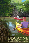 Biscayne National Park, Florida - Kayakers & Mangroves