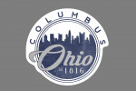 Columbus, Ohio - Skyline Seal (Blue)