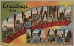 Greetings from Mackinac Island, Michigan - Vintage Halftone