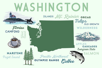 Washington - Typography & Icons