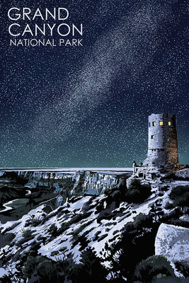 Grand Canyon National Park - Watchtower at Night