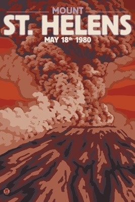Mount St. Helens, Washington - Eruption View