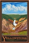 Yellowstone National Park, Wyoming - Artist Point - Lantern Press Artwork