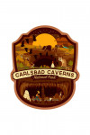 Carlsbad Caverns National Park - Geometric National Park Series - Contour