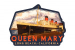 Long Beach, California - Queen Mary - Contour