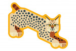 Bobcat - Geometric - Contour - Lantern Press Artwork