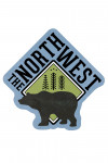 The Northwest - Bear - Contour - Lantern Press Artwork