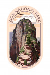 Zion National Park, Utah - Angels Landing & Condors - Contour
