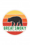 Great Smoky Mountains - Sun & Black Bear - Contour