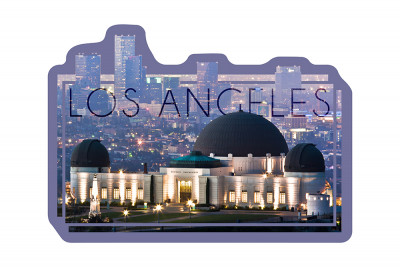 Los Angeles, California - Griffith Conservatory & Skyline - Contour - Photography