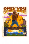 Smokey Bear on Log Bridge - Only You - Mid-Century Inspired - Contour